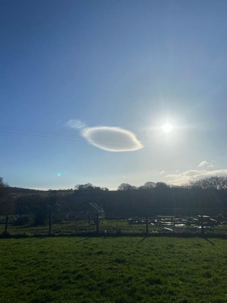 The cloud spotted over Beaworthy 