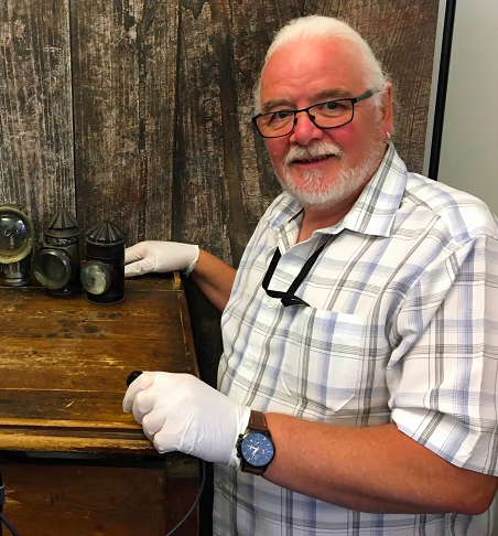 Museum volunteer Keith Tester.