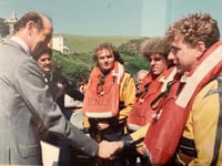 Port Isaac RNLI volunteers awarded medals for long service 