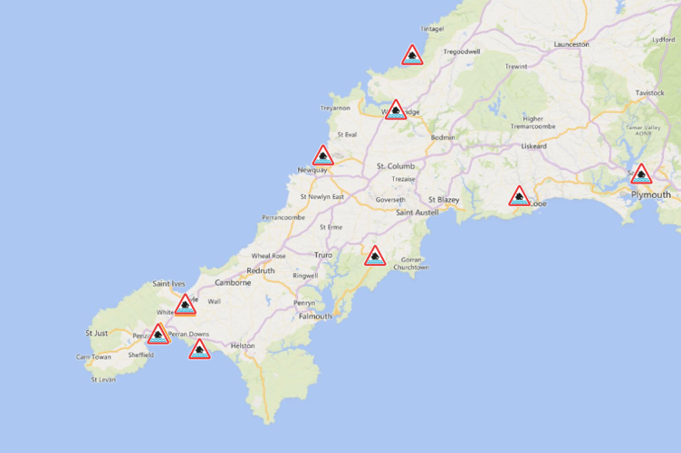 Environment Agency flood map Feb 12