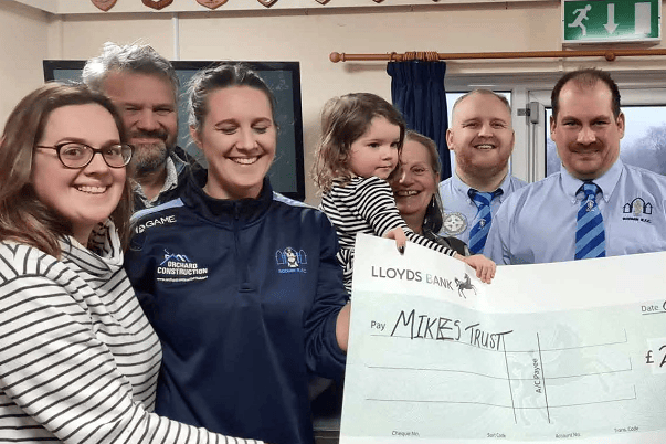 Bodmin Rugby Club MIKES Donation