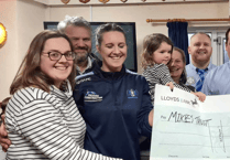 Bodmin Rugby Club donate to memorial trust