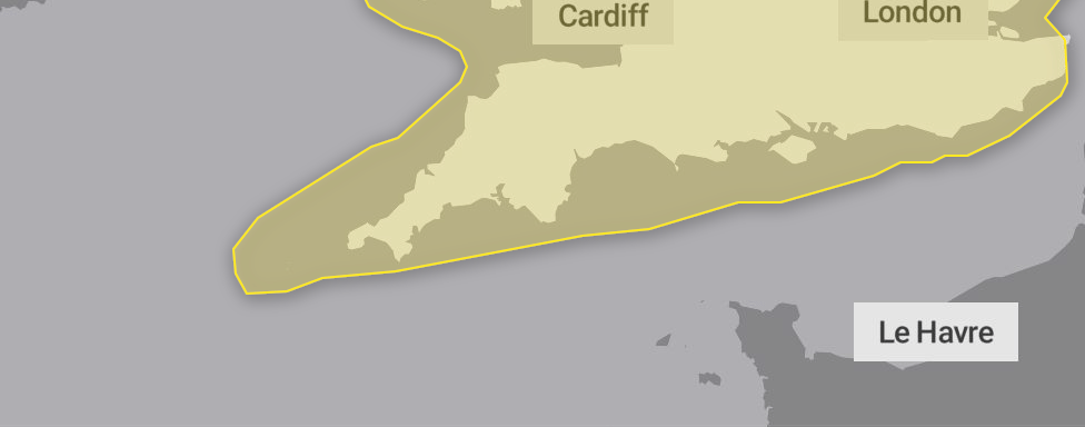 Cornwall set for a wet weekend as Met Office issues warning