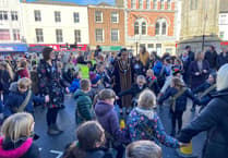 Launceston's students parade to celebrate St Piran's Day