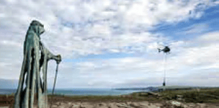 Special delivery at historic site in Tintagel 