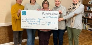 Church presented with cheque to cover repairs