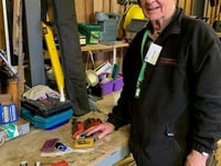 Octogenarian supports hospice even during his holidays