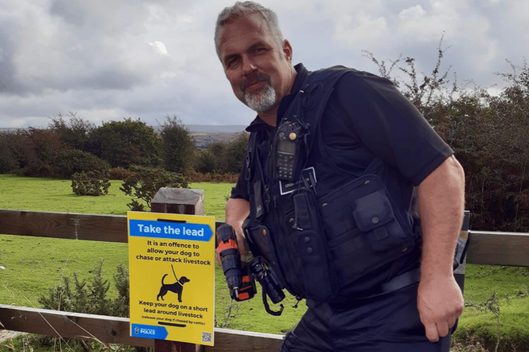 Cornwall Rural Affairs Officer, Police Constable Julian Fry