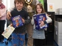 Youngsters hopped away with some Easter prizes