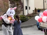 'Easter Bunny' brings chocolate and joy