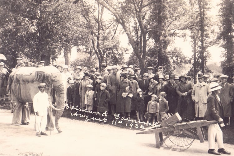Barrie Doney: Blisland Carnival in 1934