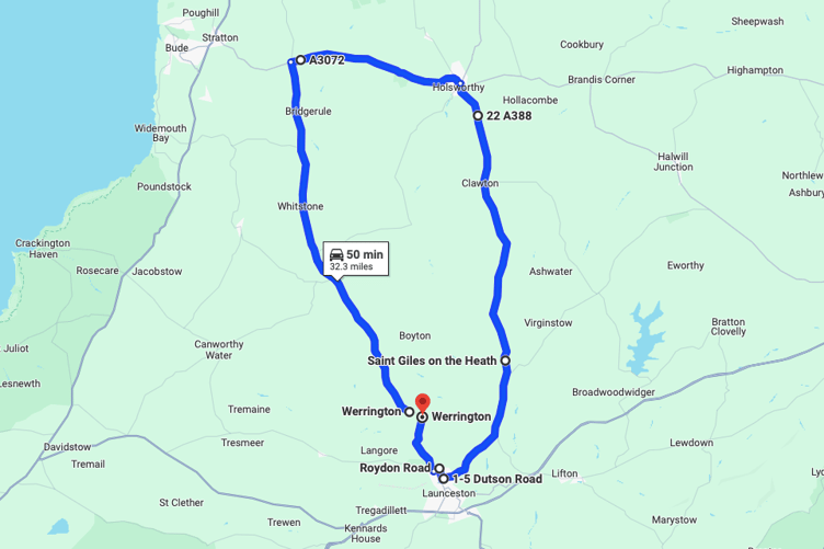 Werrington road closure diversion