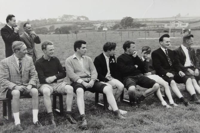 The Post is grateful to Rose Hitchings of Bridgerule for supplying this picture of the 'Knobbly Knee' competition held during Revel Week. Rose said: "In the background to the right is our village hall. Bill Eastcott is second from left...Raymond Bewes third from left." Do any of our readers know when this was taken or do you perhaps recognise any of the other knobbly knees pictured?