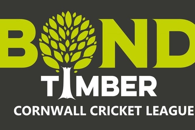 Cornwall Cricket League logo.