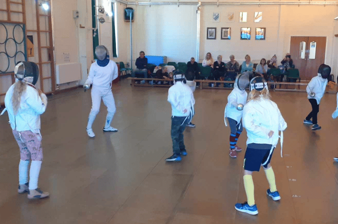 Little Muskateers Fencing event in Truro
