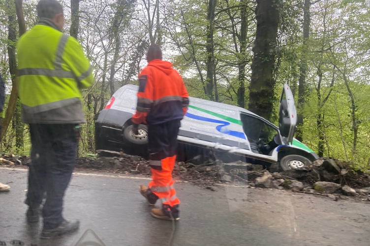 Launceston van crash