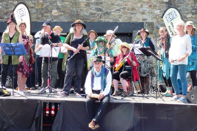 Musicians at Callington MayFest