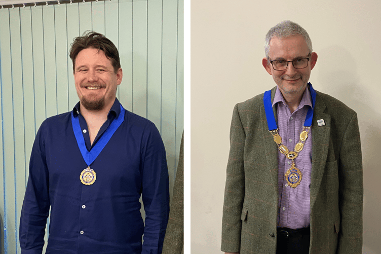 Newly elected Bude mayor and deputy