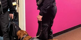 Police dog Skye teaching children the risk of drugs