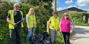 Volunteers keep parish clean with annual litter pick