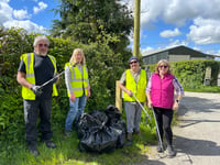 Volunteers keep parish clean with annual litter pick