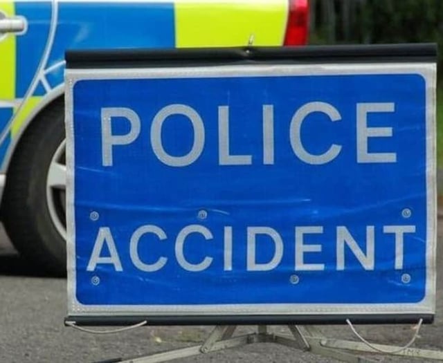 One taken to hospital following two vehicle collision