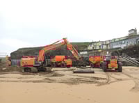 Watch as diggers move into Bude Sea Pool ahead of essential work