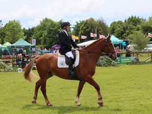 Para-equestrian shows off dressage skills at Devon County Show 