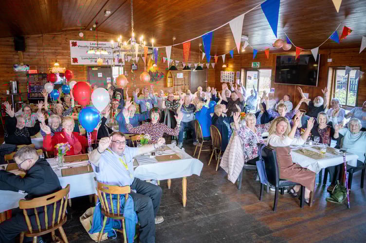 Launceston Visually Impaired Club group photo
