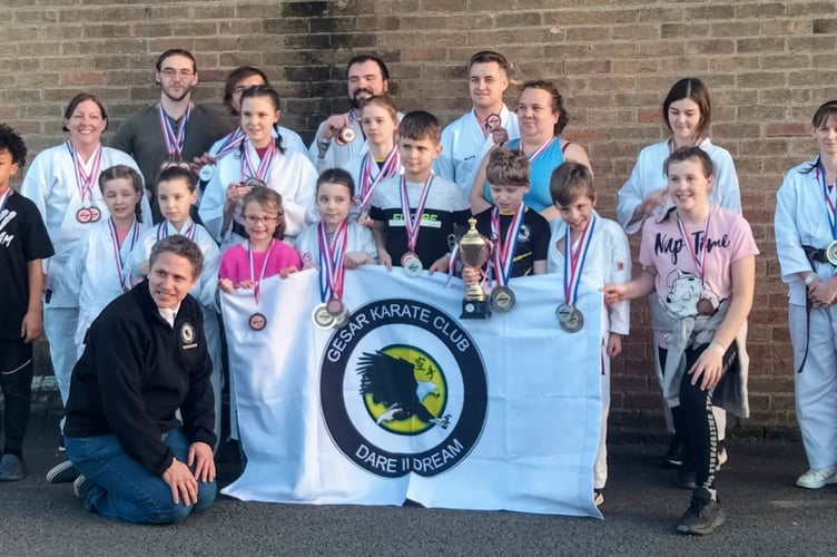Gesar Karate Holsworthy members 