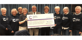 Cancer charity receive huge £17,000 donation