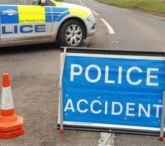 Icy conditions lead to five-vehicle collision on A30