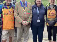 'Gap-year grandparents' complete UK coast walk for charity