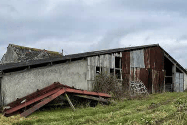 The shed proposed for conversion