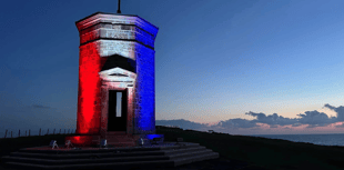 Bude's Storm Tower illuminated in D-Day tribute