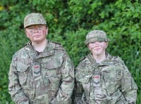 Senior promotions and shooting award for Army Cadets