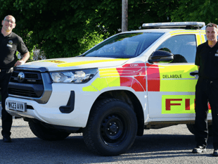 Community fire station reveal new specialist service vehicle