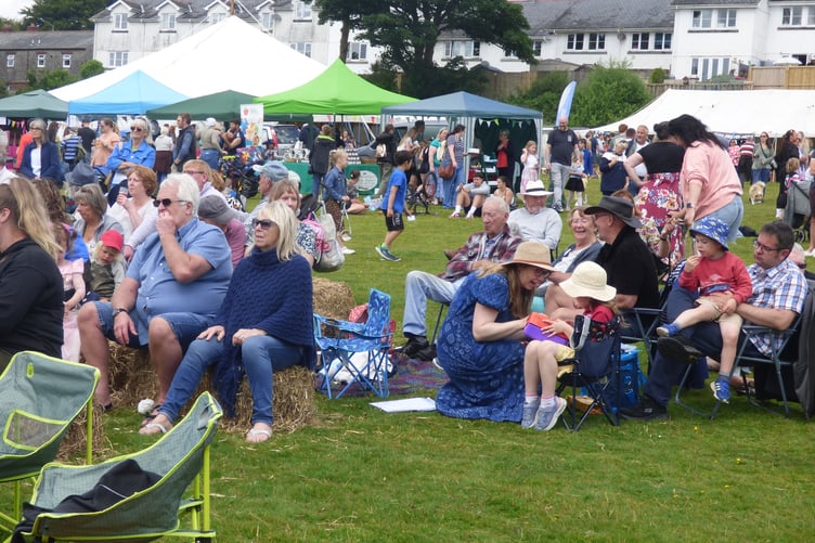 There were huge crowds at the Tamar Valley Fete this weekend. (Picture: Calstock Parish Archive)