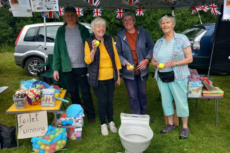 Members and friends of Tamar Valley Methodist Church thanked everyone who helped with and supported their stall for the charity Toilet Twinning www.toilettwinning.org at the fabulous Tamar Valley Fete at St Anns Chapel. They raised £63 which will be enough to 'twin another toilet'. Thanks also went to the organisers of the event, it was a great afternoon.