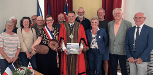 Towns celebrate half a century of twinning with anniversary visit 