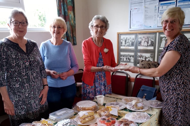 Members of the Women's Guild on the wonderful cake stall