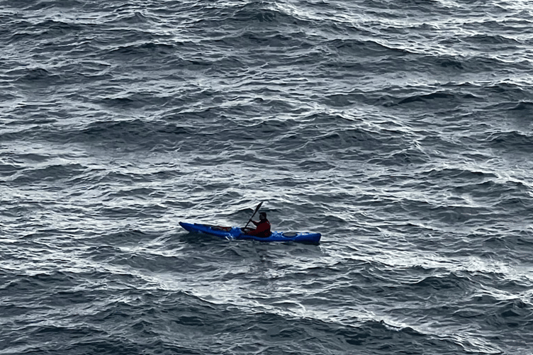 Oscar will be taking on all 350km of Cornish coastline