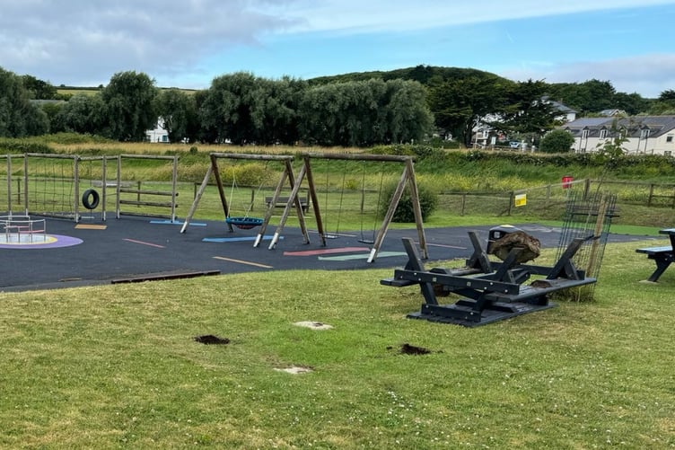 Bencoolen Play Park vandalism in Bude