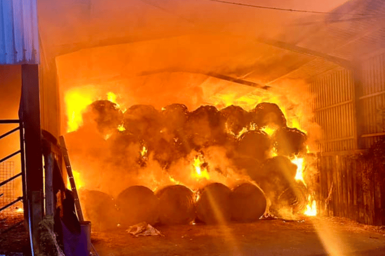 Launceston Barn Fire