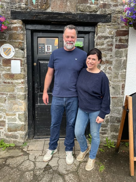 Lee and Suzy Cremer purchased The Devil's Stone in Shebbear in April 2021