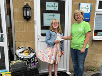 Young local praised for generous foodbank donation
