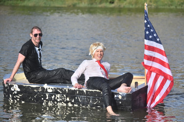 Just good to relax after the race