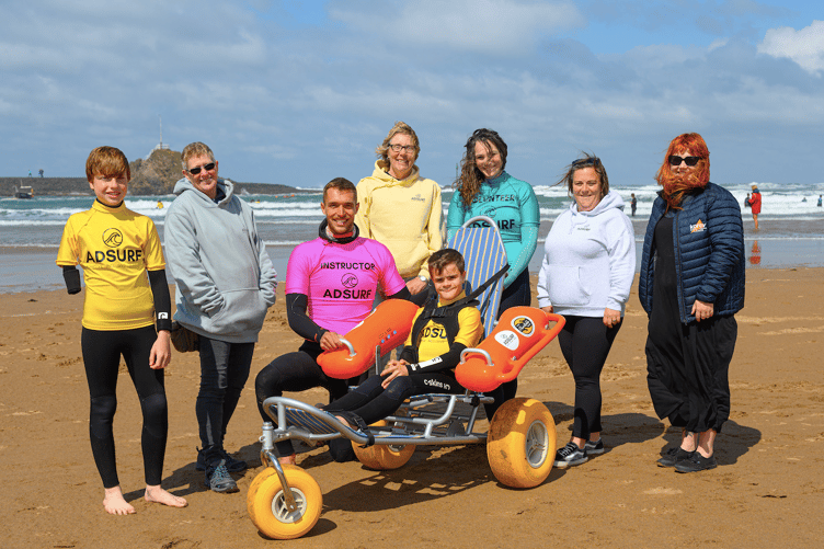 AdSurf Bude Wheelchair Donation
