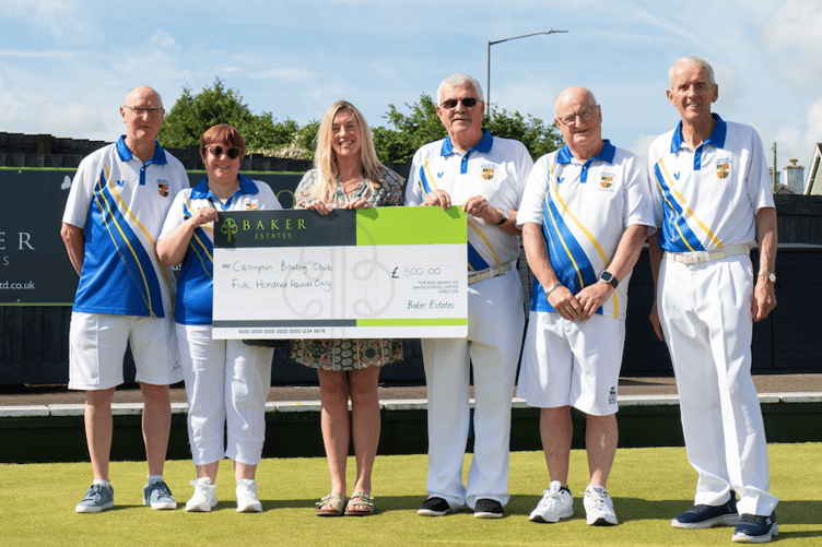 Callington Bowls Club Donation
