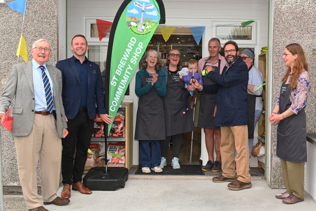 Village celebrates successful opening of community shop 